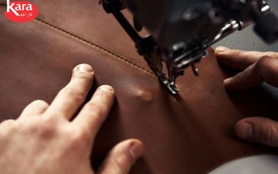 چرخ خیاطی چرم دوزی خانگی و صنعتی برای تولید محصولات چرمی