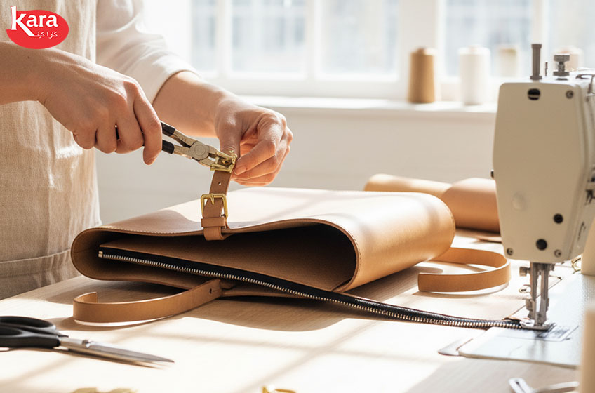 نقش یراق آلات در کیف دوزی