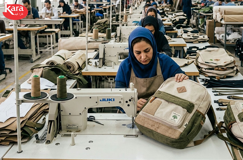 انواع کوله پشتی در کارگاه‌های تولید اختصاصی آن